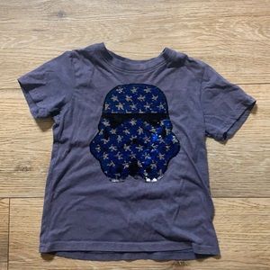 Kids Star Wars t shirt- sequin changing